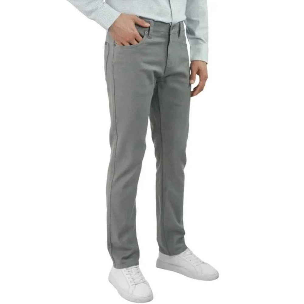 2 Pair Jachs New York Mens 32x32 Navy Gray 5 Pocket Stretch Fabric Pants - Picture 10 of 15